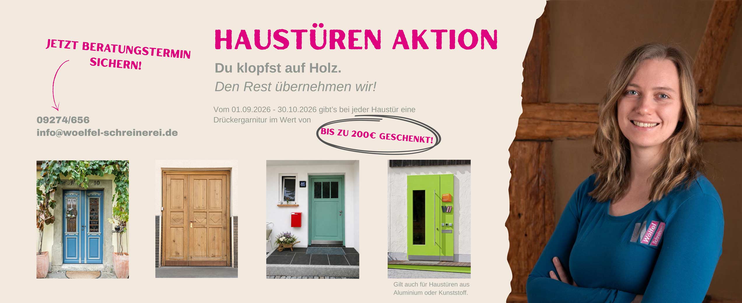 Werbung-Haustueren