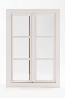 Kastenfenster mit profilierten Flügel, Außenansicht Kastenfenster mit profilierten Flügel, Außenansicht