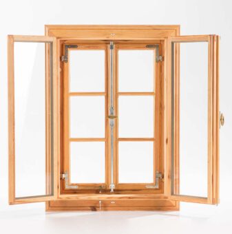 Kastenfenster mit profilierten Flügel, Innenansicht Kastenfenster mit profilierten Flügel, Innenansicht