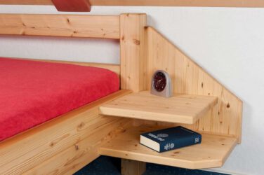 Detail Bett, Altholz geölt
