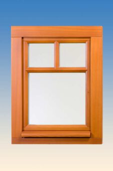FENSTER 1-FLÜGLIG DREH- KIPP ** PROFILIERTER FENSTERFLÜGEL ** PROFILIERTE T- SPROSSE ** ABDECKUNG DER ALU REGENSCHUTZSCHIENE MIT HOLZWETTERSCHENKEL FENSTER 1-FLÜGLIG DREH- KIPP ** PROFILIERTER FENSTERFLÜGEL ** PROFILIERTE T- SPROSSE ** ABDECKUNG DER ALU REGENSCHUTZSCHIENE MIT HOLZWETTERSCHENKEL