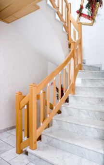 Treppengeländer aus Buche