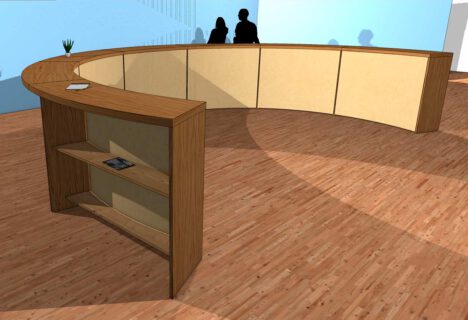 Theke-für-TV-Sendung